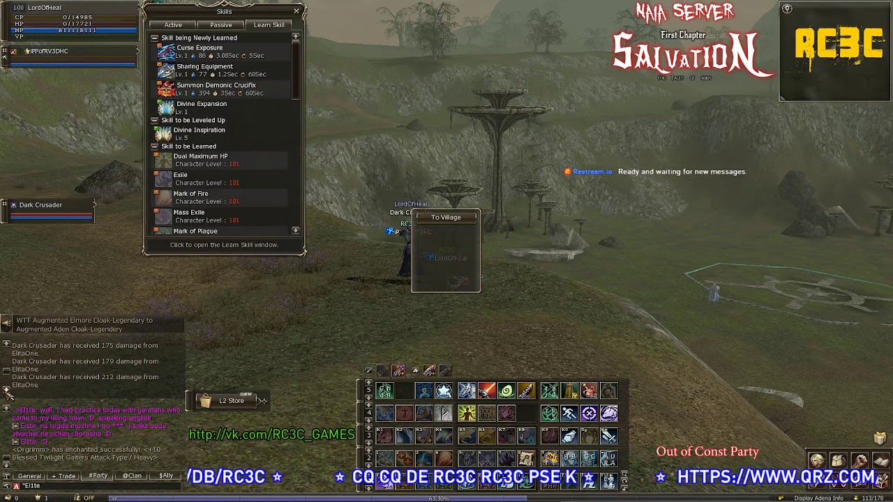 RC3C - Lineage 2 - Naia server NCWEST - I got kill from PK