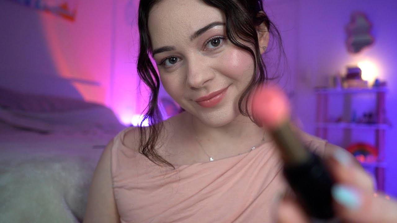 ASMR Girl Whos Obsessed With You Does Your Makeup In Your Dream ~ Personal Attention