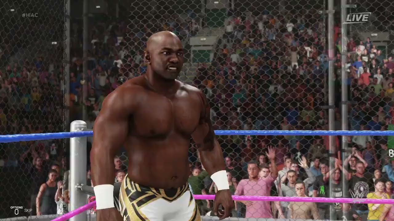 Shelton Benjamin vs Lio Rush EU CHAMPIONSHIP | HELL IN A CELL 7