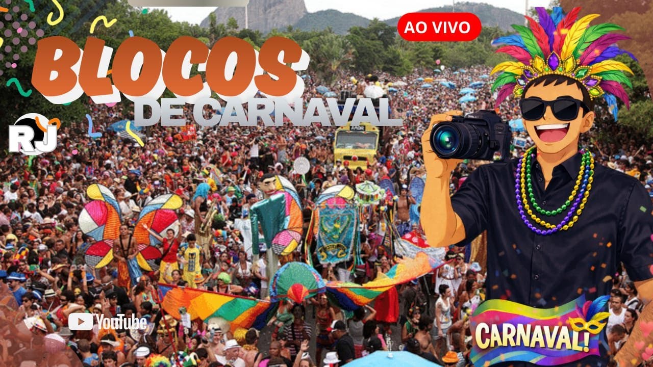 🔴Blocos de Carnaval e Fan Fest Rio ao vivo, IRL no Rio de Janeiro.