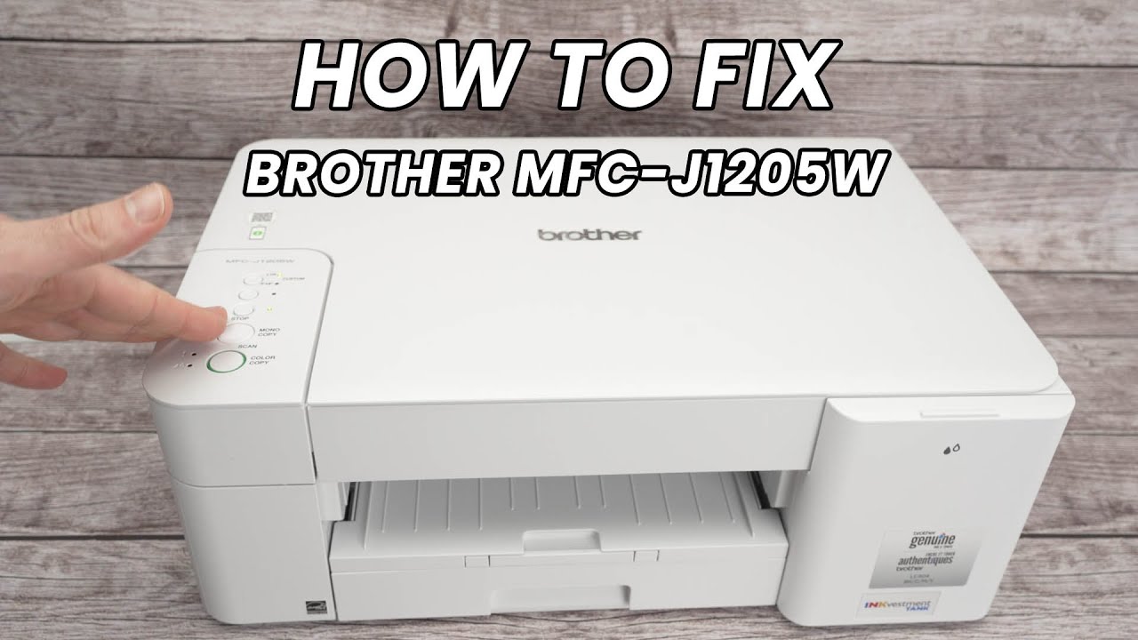 How to Fix Your Brother MFC-J1205w Printer (Wifi problem etc.)