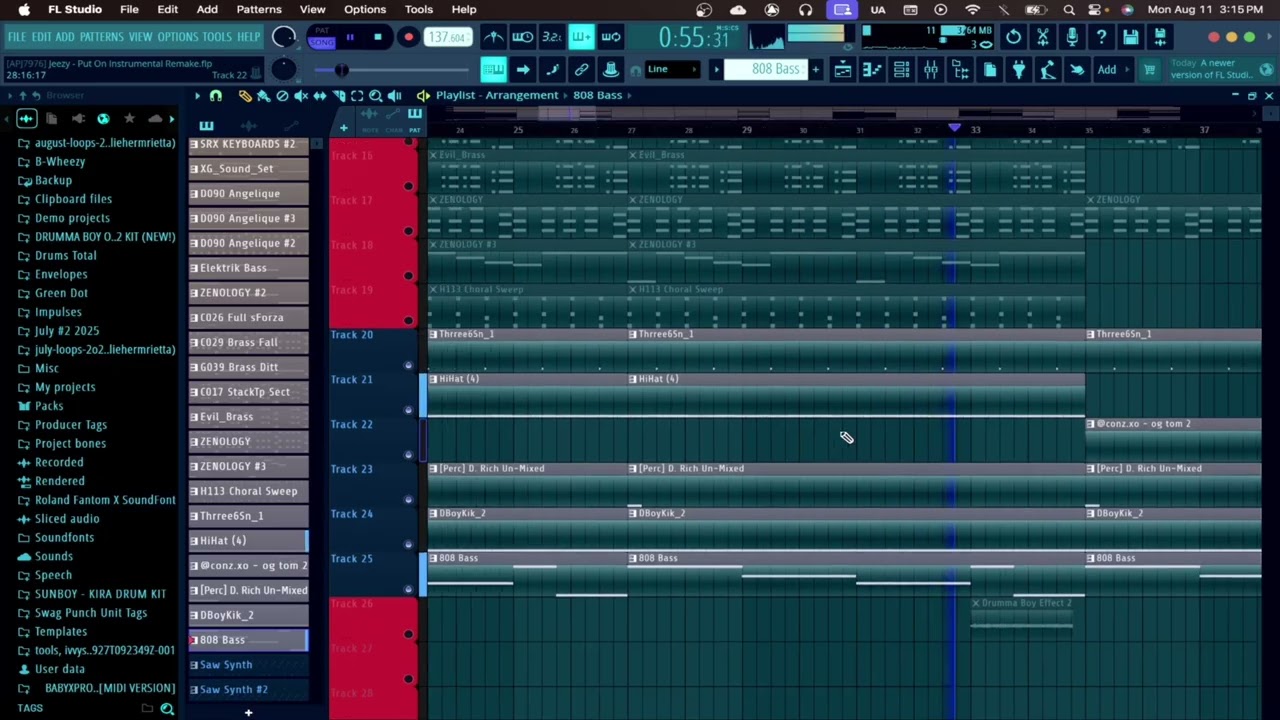 Jeezy Ft Kanye West - Put On Instrumental Remake 90.73% Accurate