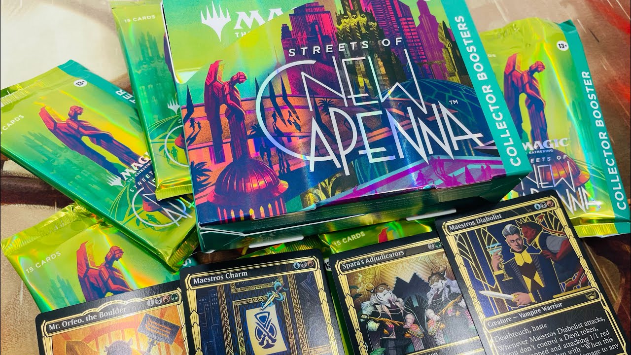 Streets of New Capenna Collector booster box opening Official Release Date 4/29/2022 #mtg #Capenna