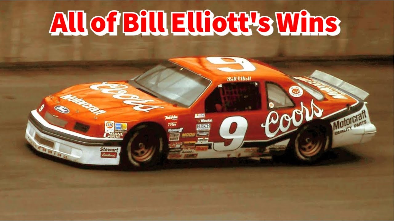 All of Bill Elliott's Wins