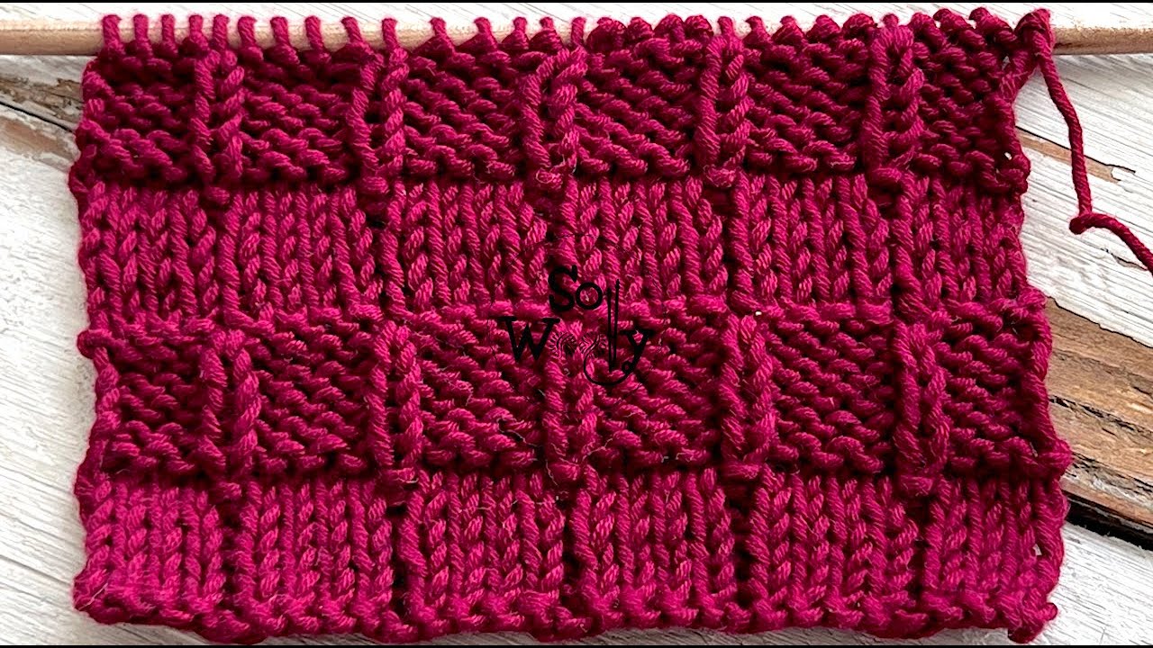How to knit the Picket Fences stitch pattern: Super easy, reversible, and lays flat! - So Woolly