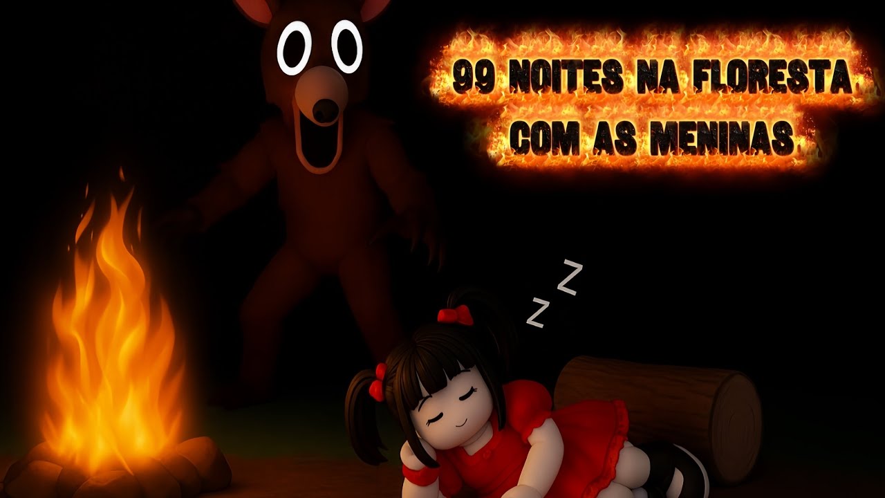 ZERANDO 99 NOITES NA FLORESTA EM POUCO TEMPO COM AS MENINAS!!🩷😱