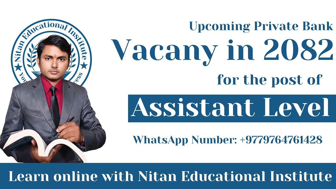 Upcoming Private Bank Vacancy 2082 | Assistant Level Jobs Nepal | Full Preparation Guide