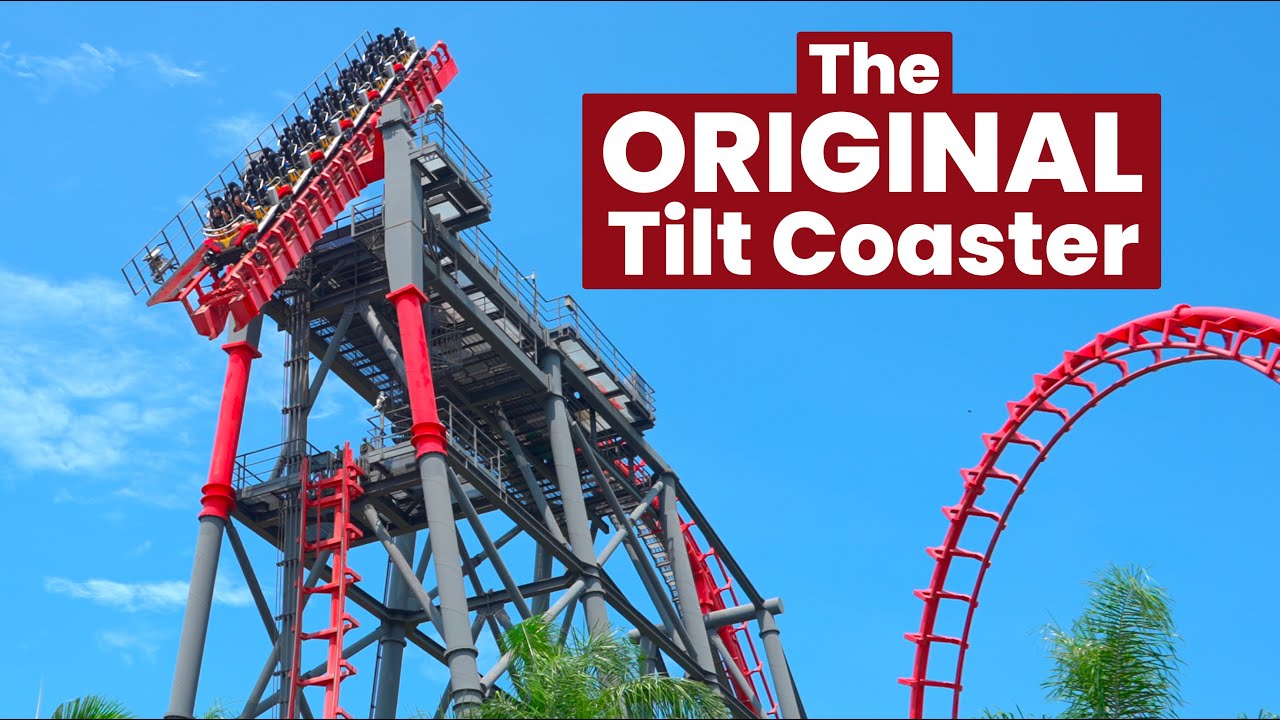 Gravity Max Review | The First Tilt Coaster! How’s it Compare to Siren's Curse?
