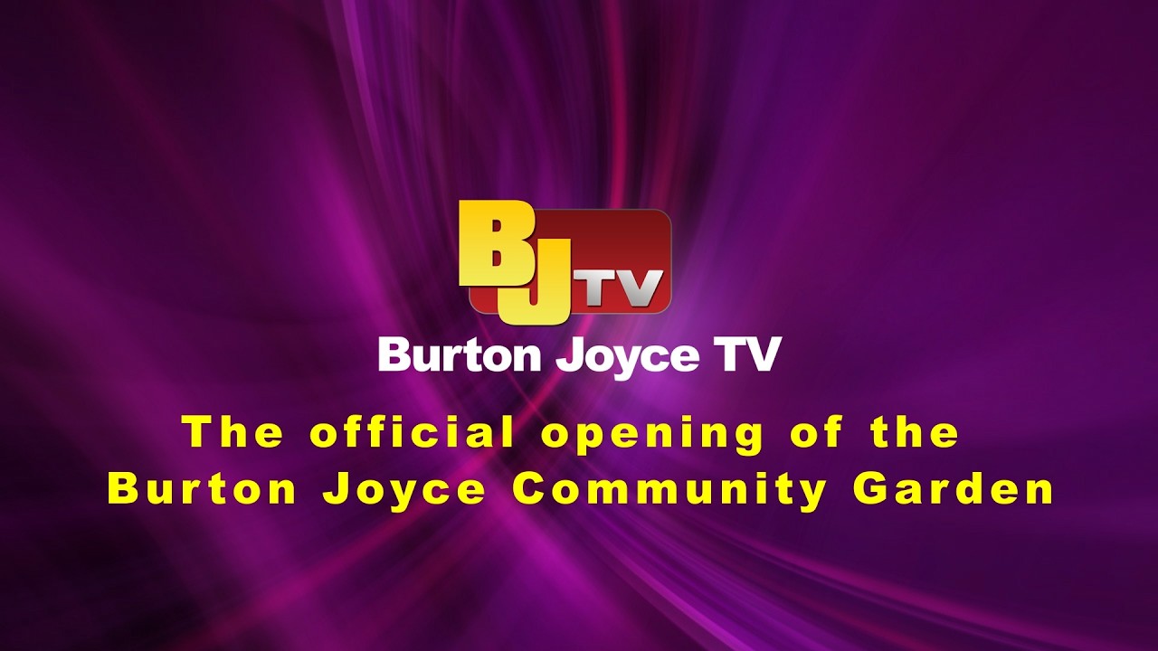The official opening of the Burton Joyce Community Garden 2025