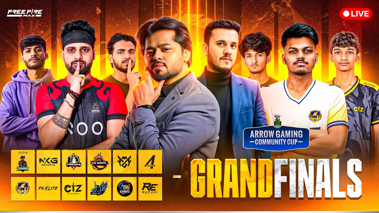 Arrow Gaming Community Cup &ndash; Grand Final Presented by TG Esports🔥iQOO Total Gaming , RNTX , Clutza