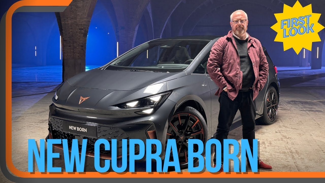 Возрождение? Первый взгляд на новую версию Cupra Born Facelift.