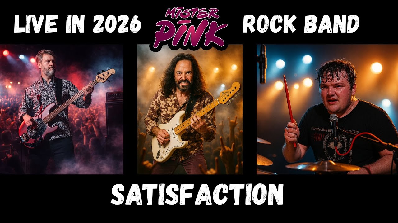 I Can't Get No, Satisfaction by the Rolling Stones Played by Mister-Pink Rock Band Live in 26