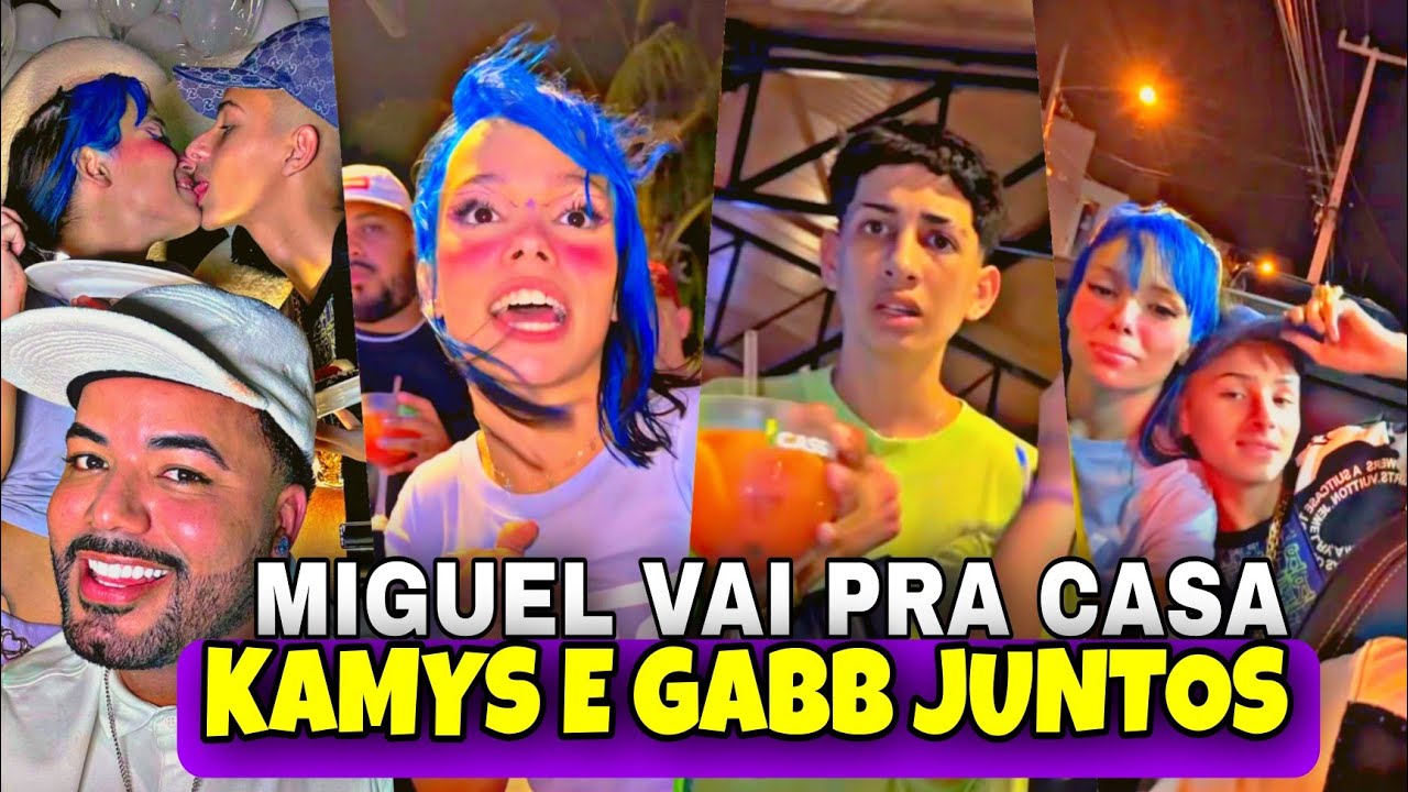 KAMYLINHA E MC GABB GRAVOU UM CLIPE DA MÚSICA DELES🥹KAMYS MANDOU MIGUEL IR PRA CASA🤭😱VEJA TUDO