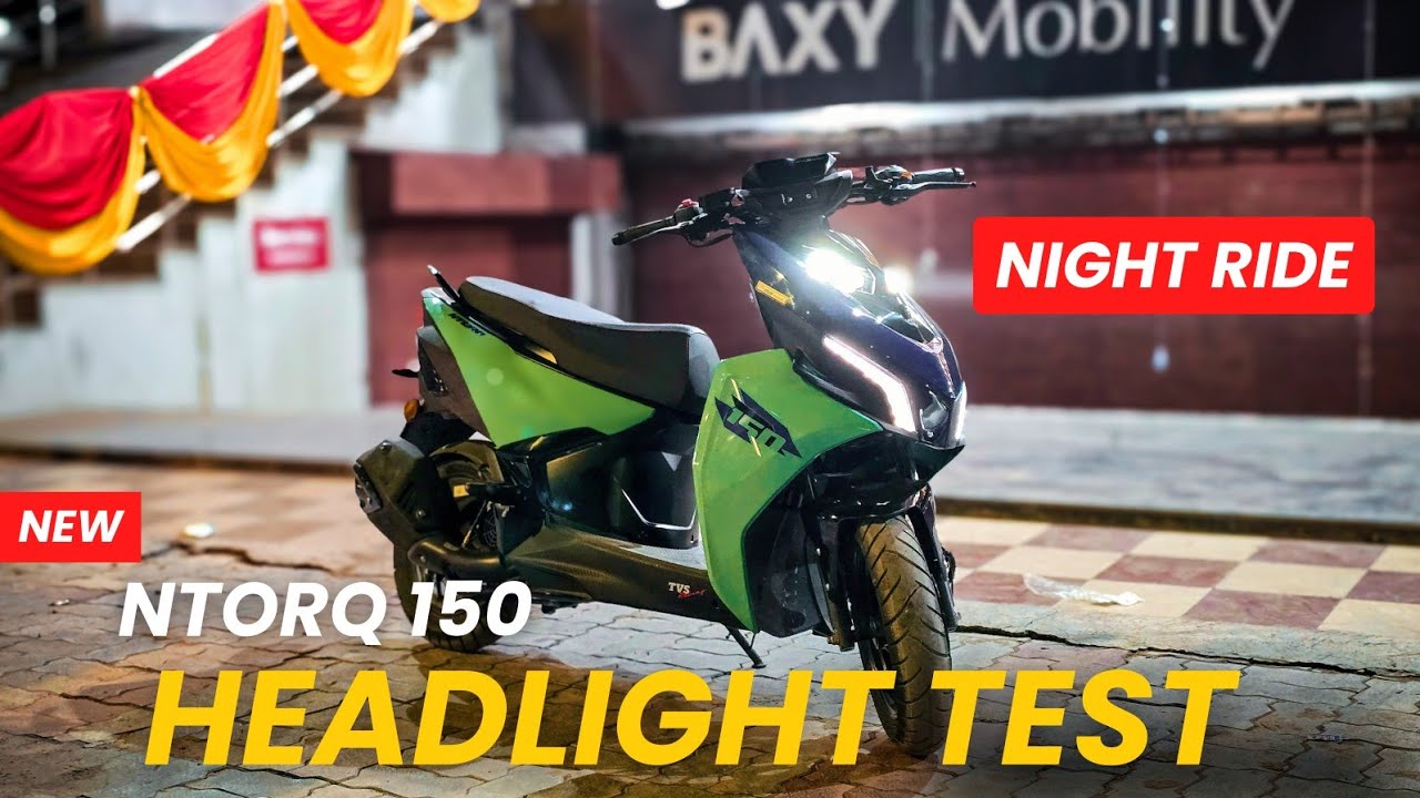 TVS NTorq 150 Headlight EXPOSED! 😱– City vs Village Real Life Test | Most Demanding Video