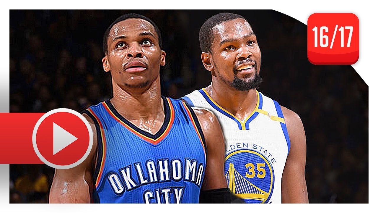 Kevin Durant vs Russell Westbrook Duel Highlights (2016.11.03) Warriors vs Thunder - FIRST Meeting!