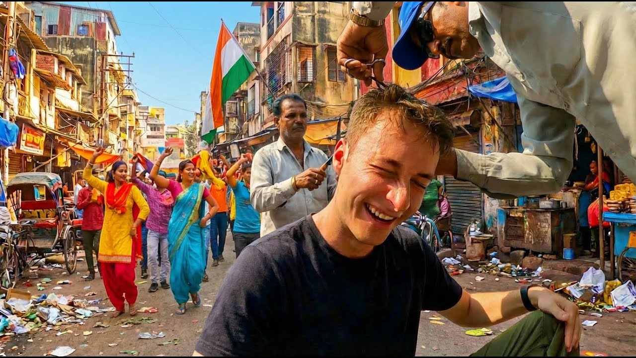 $1 Haircut in India 🇮🇳 &mdash; Would You Trust This?