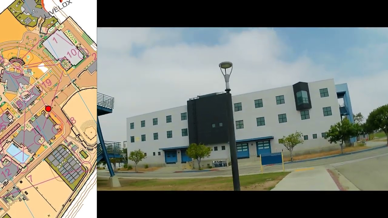 Headcam Orienteering: LA Southwest College