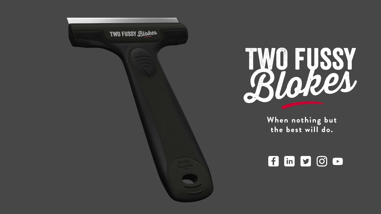 Two Fussy Blokes Premium 100mm Glass Scraper