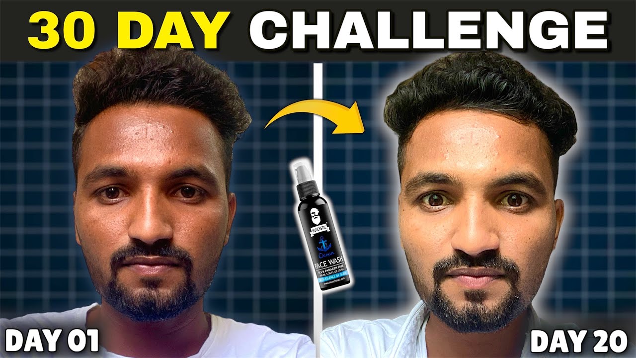 30 Days: Mustache Ocean Face Wash Challenge! (Honest Review)|