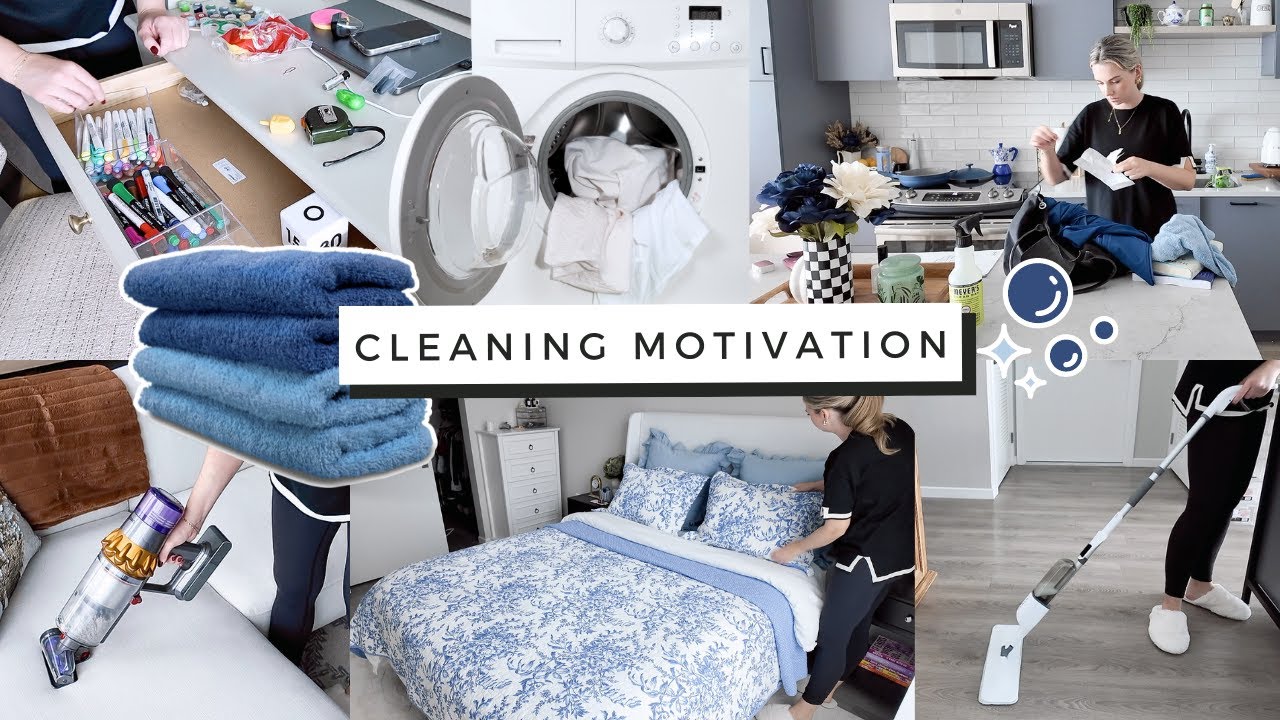 CLEANING MOTIVATION! Whole apartment full deep clean with me!
