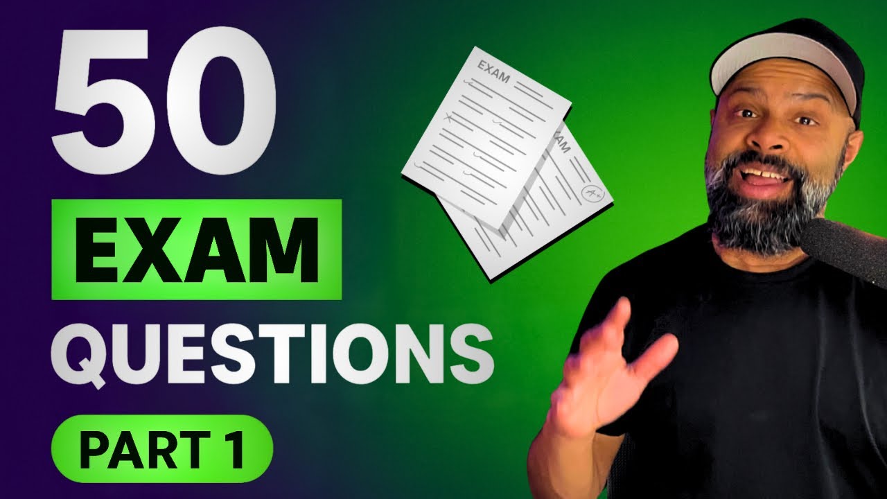 Real Estate Exam Practice Questions You NEED to Know (Part 1)