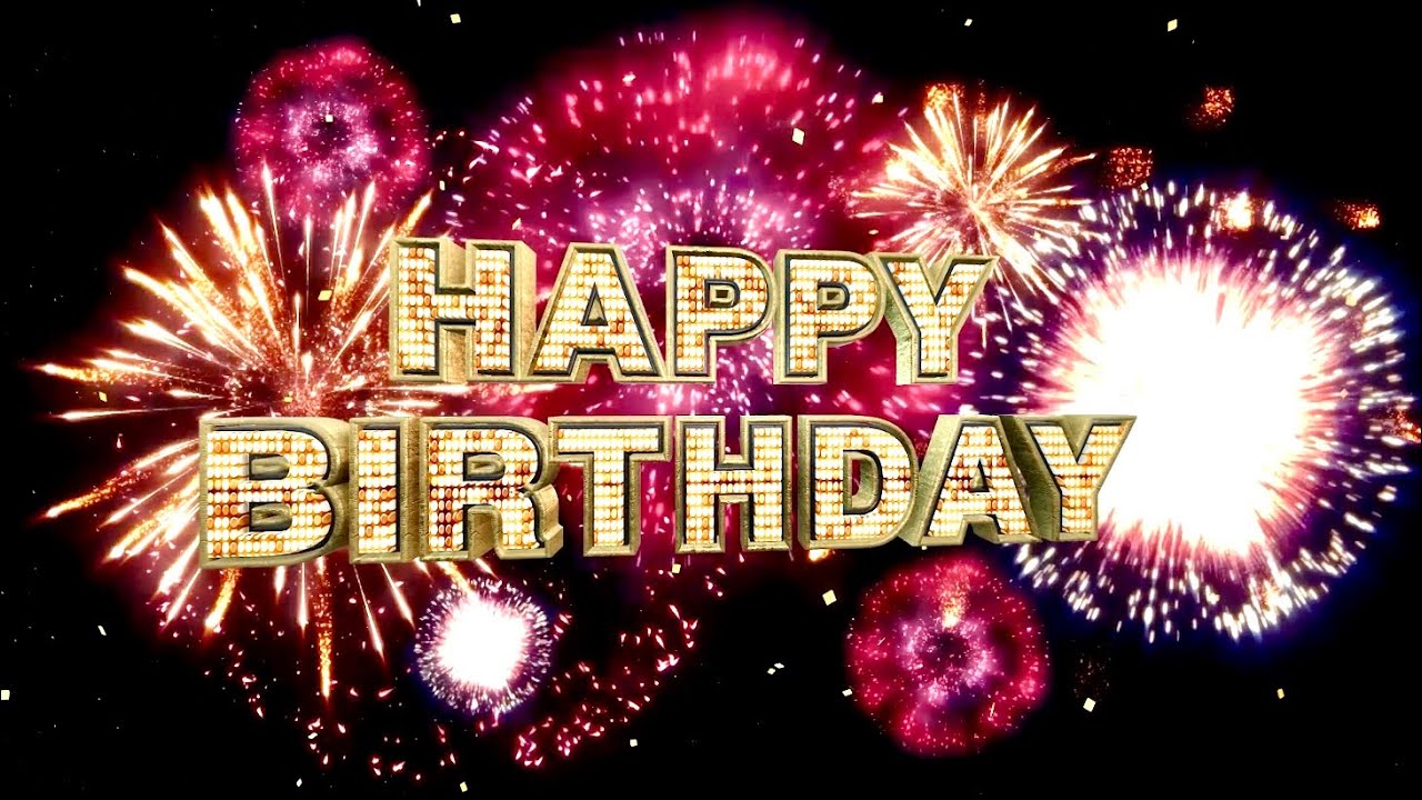 Best Birthday Fireworks 4K | Happy Birthday Background Loop for TV & Parties 🥳