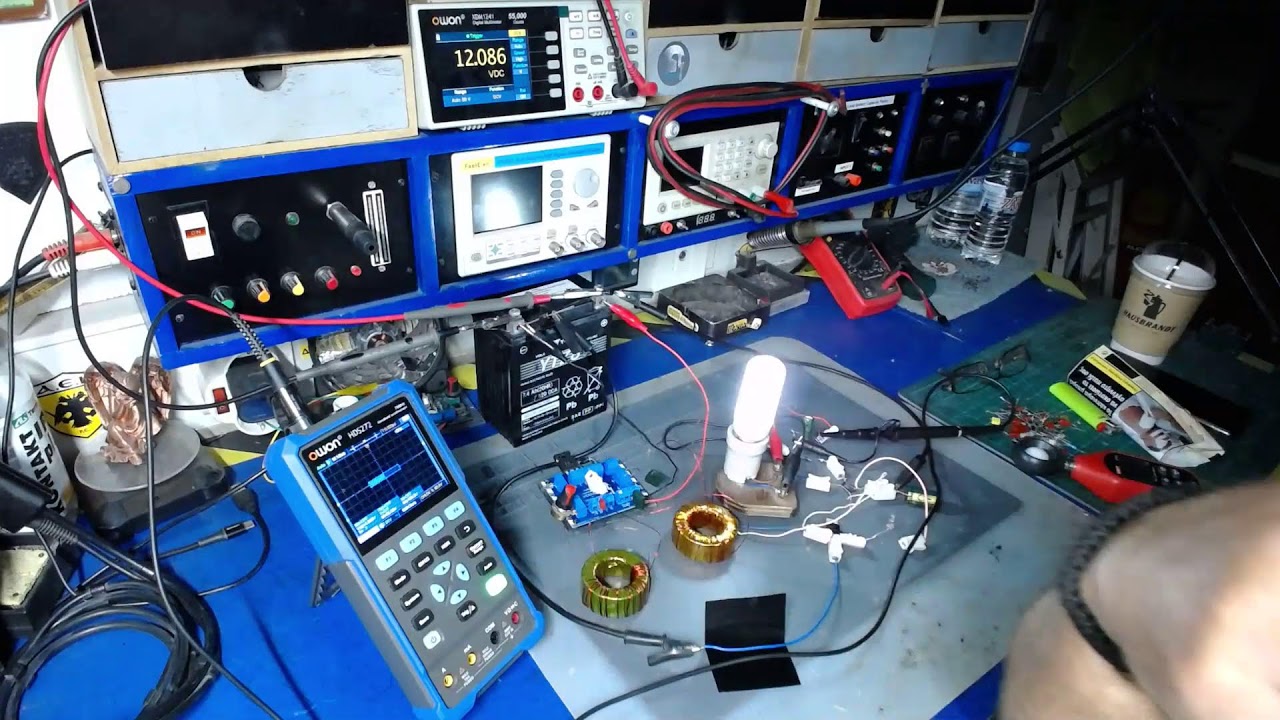 Resonance Standing Wave device 🔹9 - 11 - 2025 test 5000 to 5500 Lux!