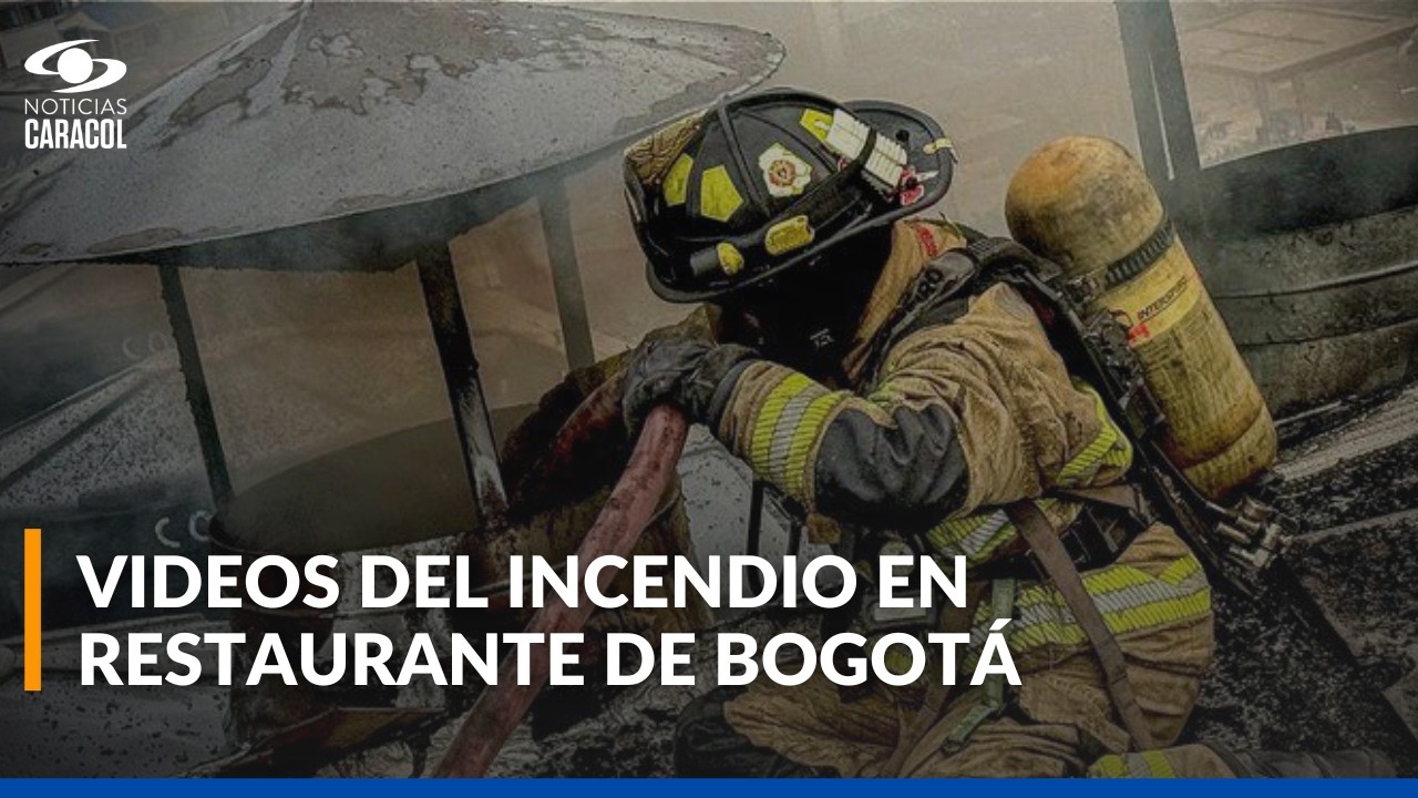 Así fue el incendio en reconocido restaurante de Bogotá ubicado en la NQS: no hubo heridos