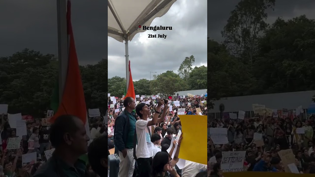 Today's Bangalore protest. #azad #india #jayk #kee #inkeminkem #leesha #ketti #sevvalsam #itsskin