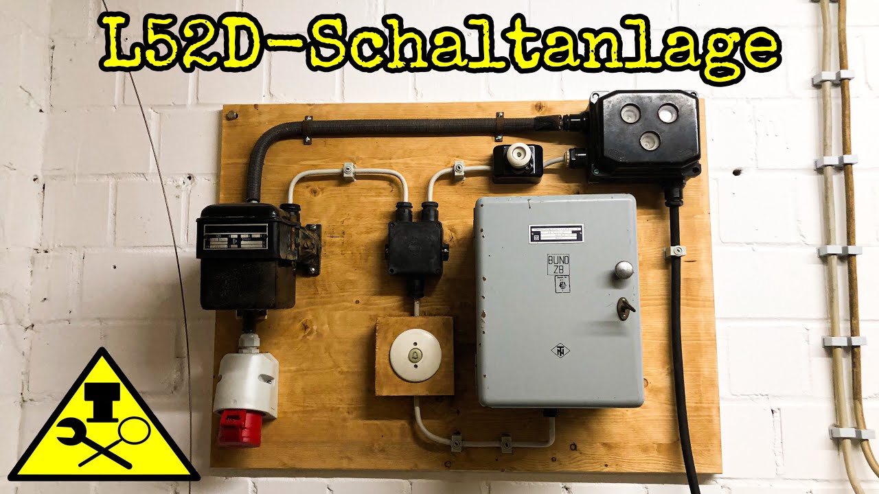 Schaltanlage einer Sirene | L52D Schaltanlage Restauration