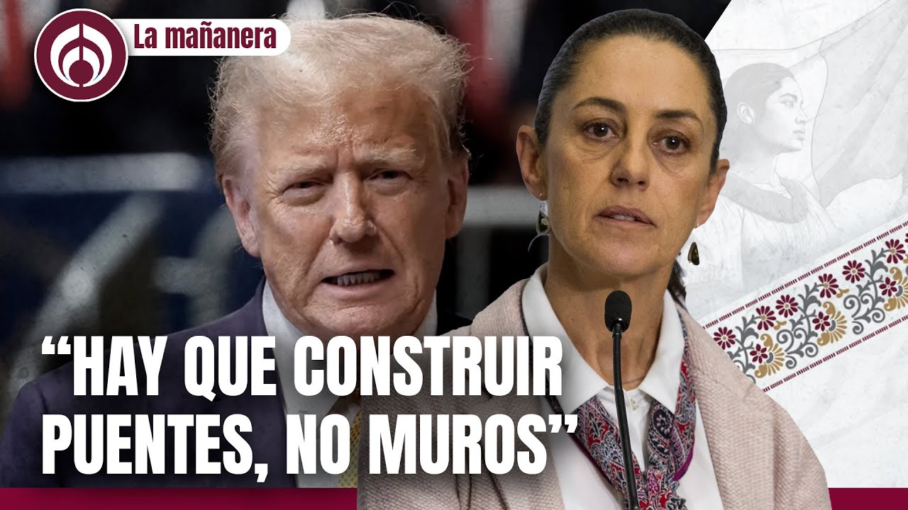 Sheinbaum responde a amenzas de Trump sobre el muro fronterizo