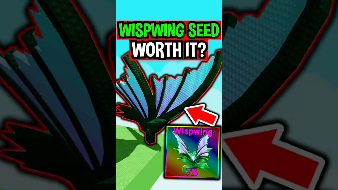 RAREST WISPWING SEED in Roblox Grow a Garden..
