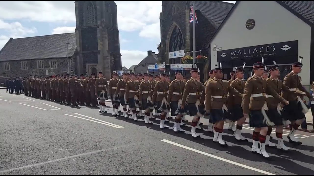 Armed Forces Day in Antrim town. 18-06-2016