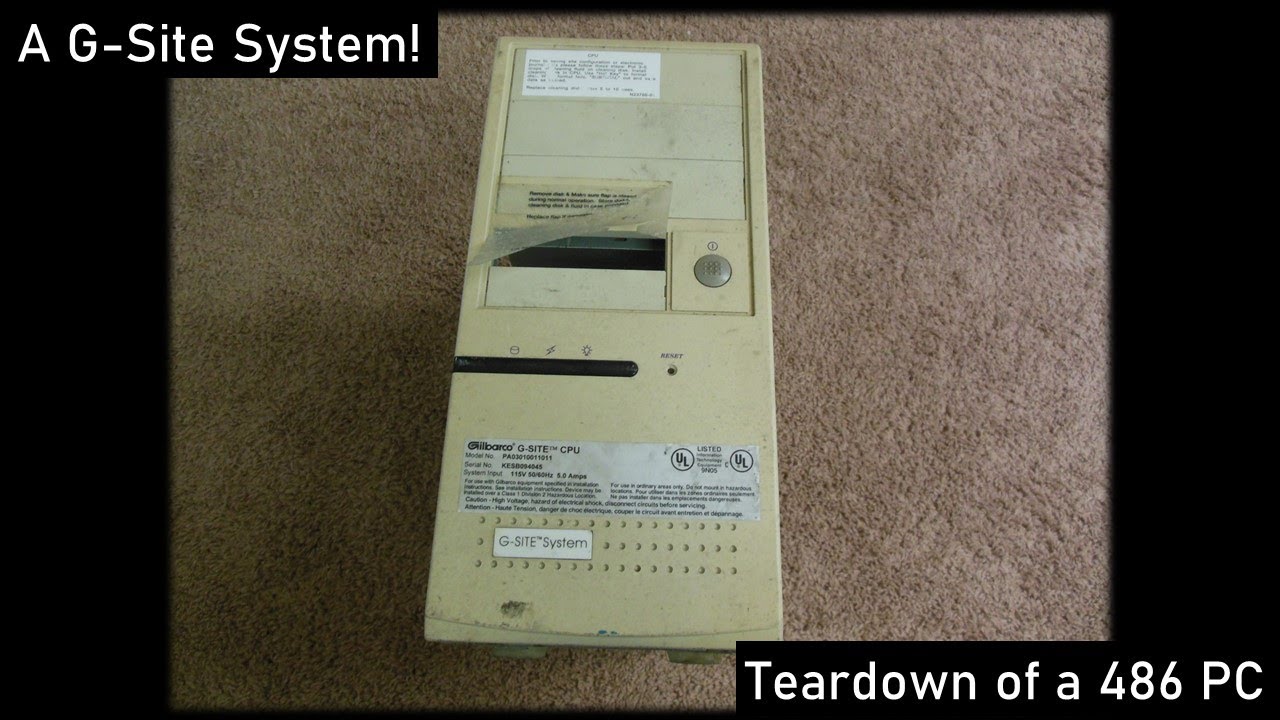 Gas Station Computer! Teardown of a Gilbarco G-Site CPU!