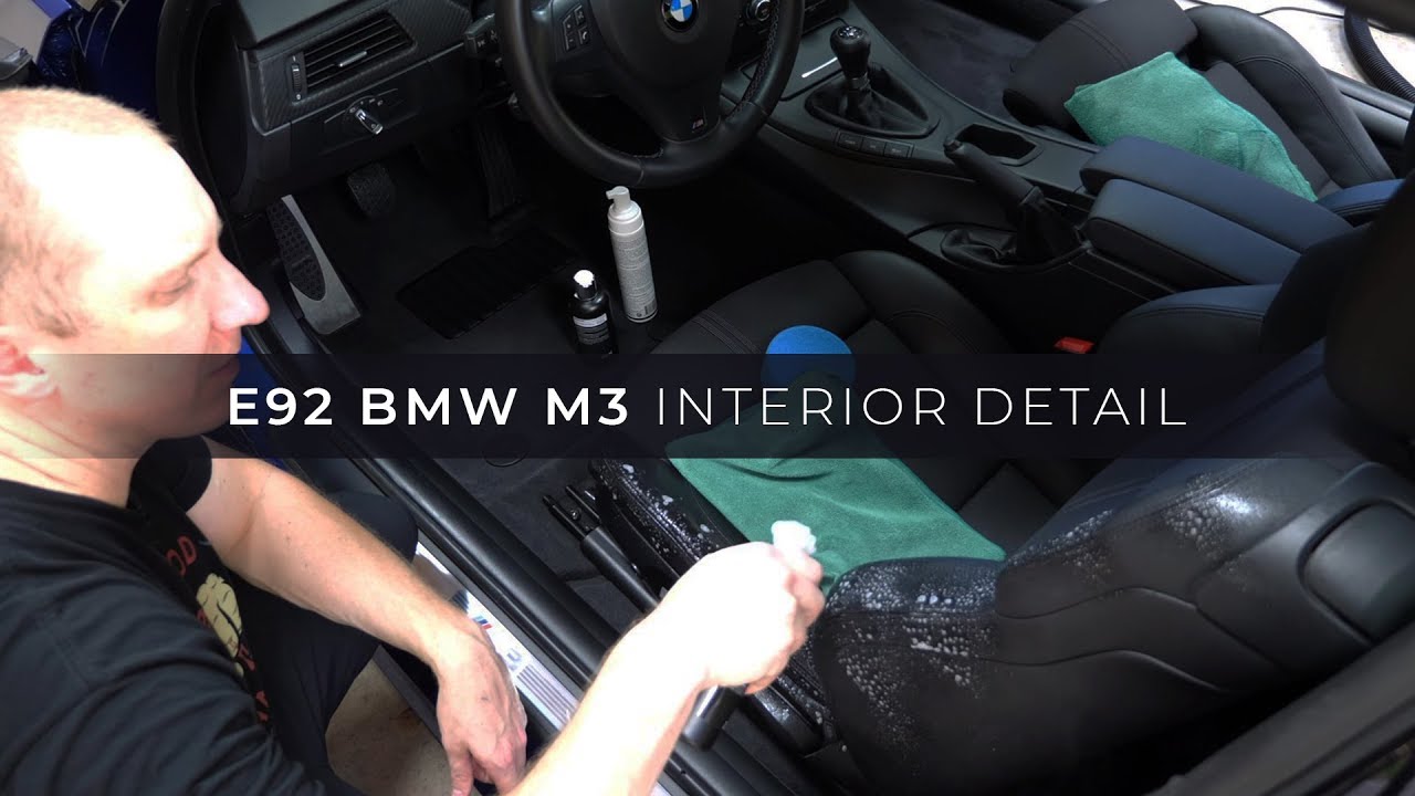 I Actually Cleaned an Interior!  Full E92 M3 Interior Detail
