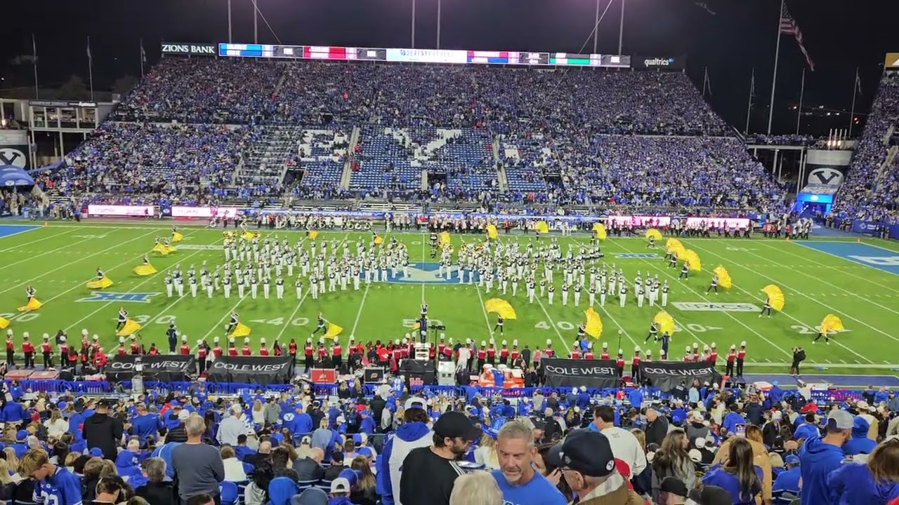 BYU Marching Band Halftime (BYU vs Utah 2025)