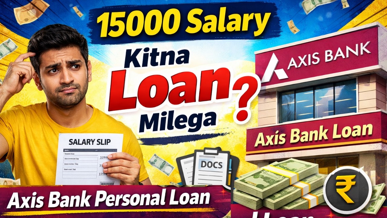 Axis Bank Personal Loan 2026 | 15000 Salary Par Kitna Loan Milega? Interest Rate, Fees, Eligibility