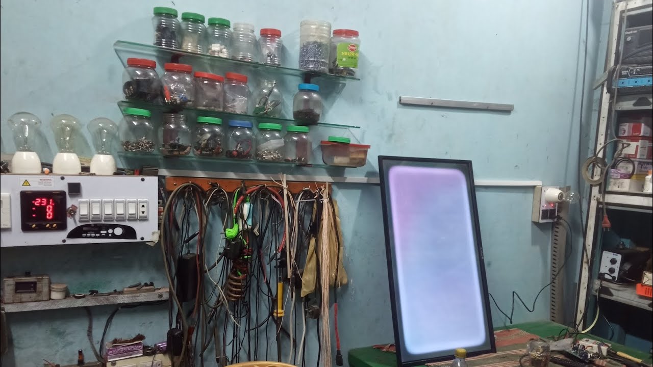 led tv white screen problem