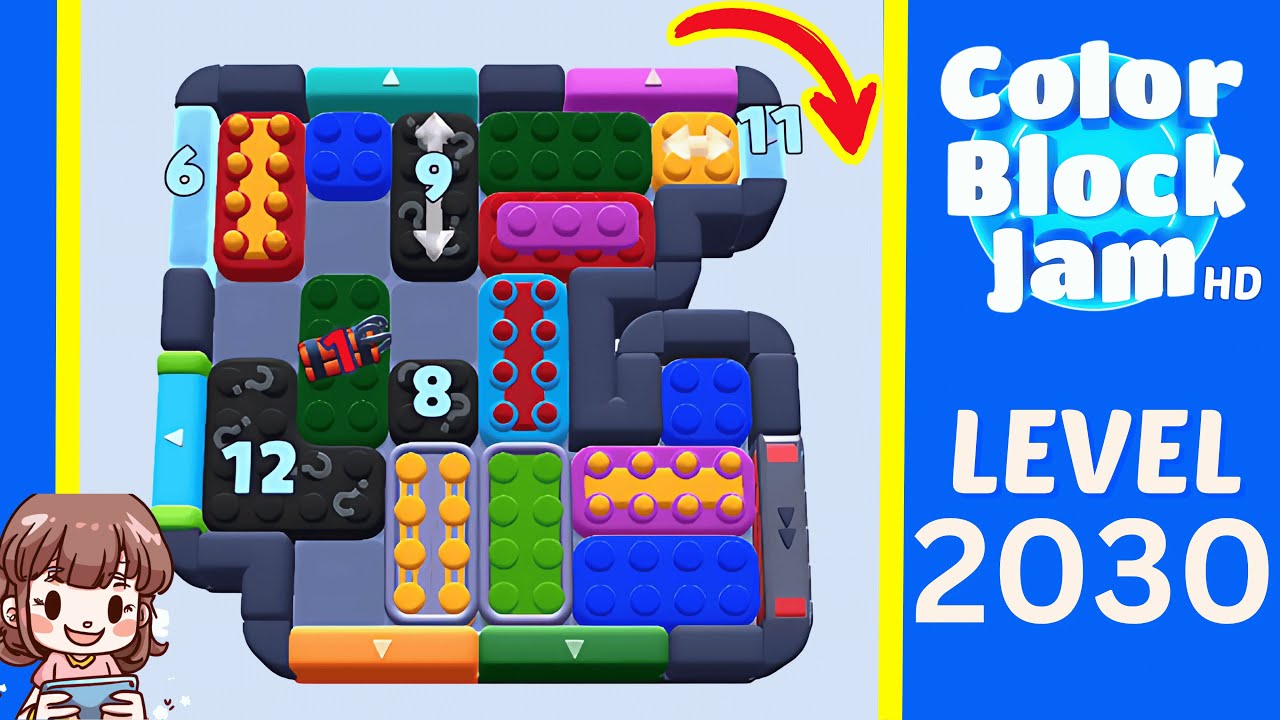 Color Block Jam Level 1128 (2030) Solution Walkthrough
