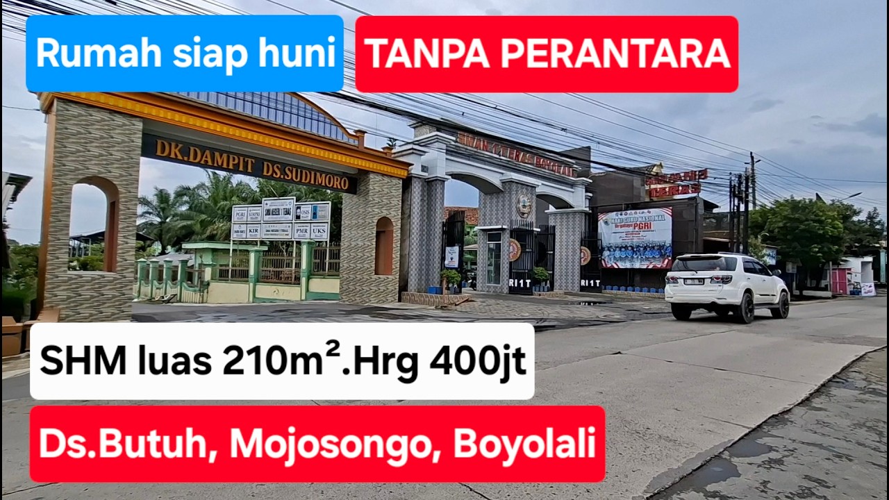 Dijual rumah siap huni,SHM 210 m2 full bangunan,hrg 400jt.Lok 50 m SMAN 1 Teras.Mojosongo, Boyolali