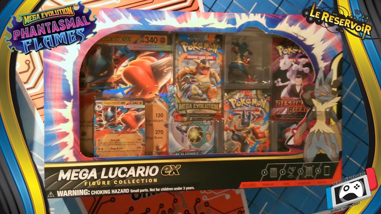 [Phantasmal Flames] Mega Lucario ex Figure Collection Opening!