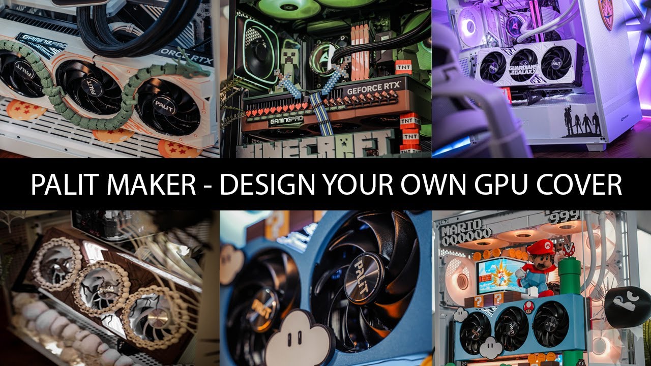 HOW TO - Design Your Own Graphics Card Cover With PALIT MAKER