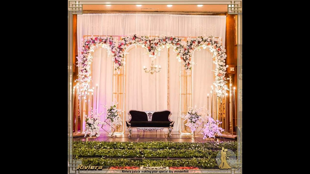 قاعه ريفيرا_سعر قاعه ريفيرا وتفاصيلها_ عروض وخصومات bride and groom علي قاعه ريفيرا