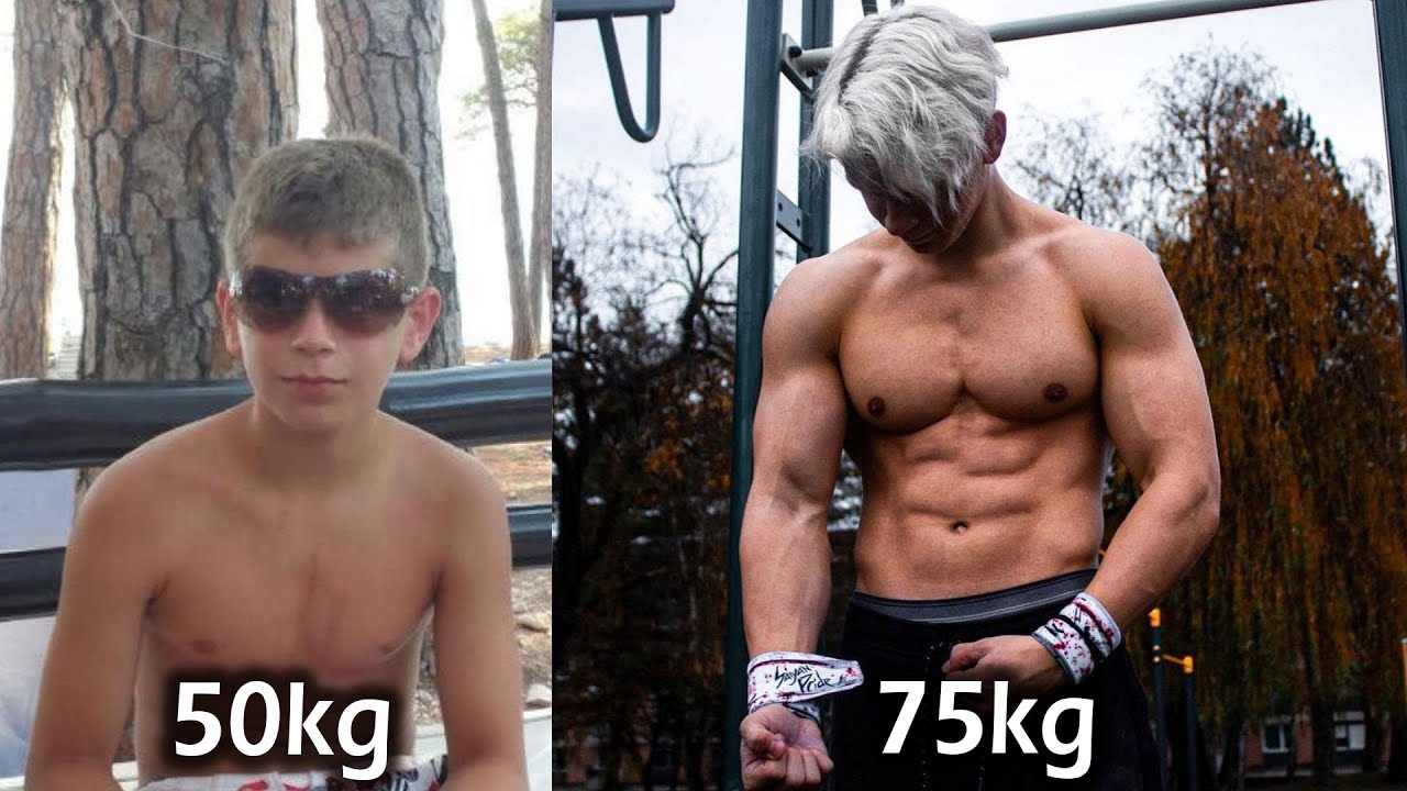 Insane 2 Year Calisthenics Natural Body Transformation (14-16)
