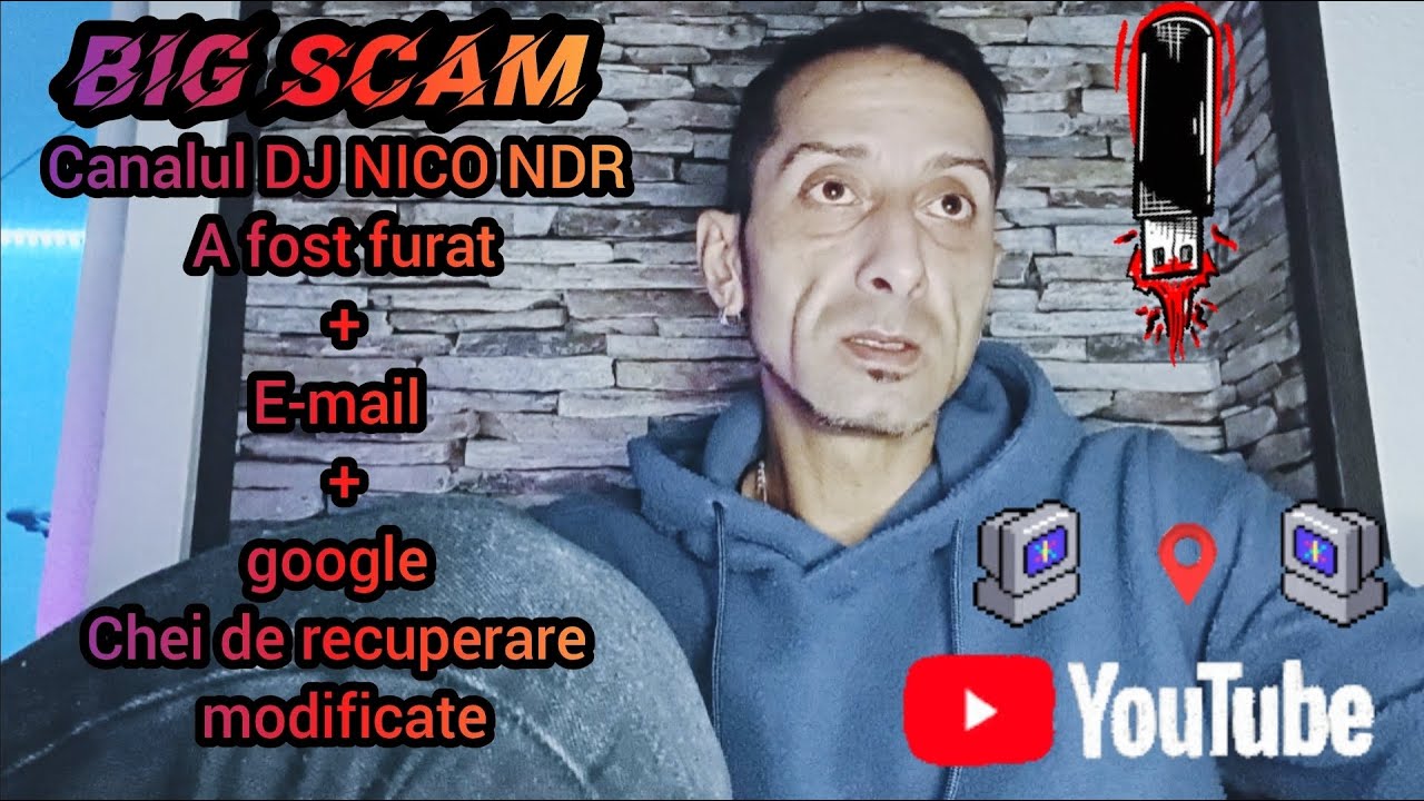 🛑Canalul DJ NICO NDR a fost furat împreună cu E-mail & google account🛑