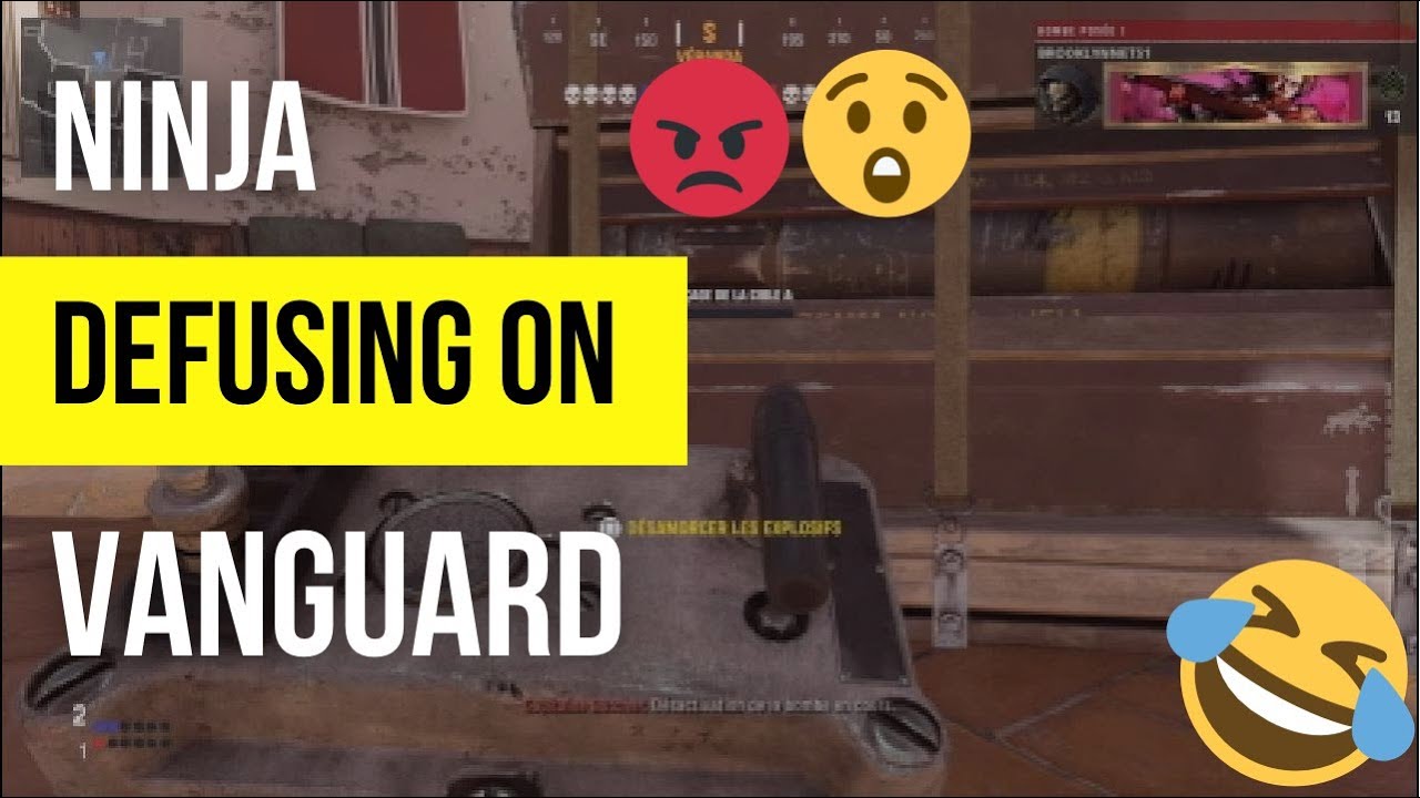 NINJA DEFUSING ON VANGUARD! (Funny Reactions & Best Moments)