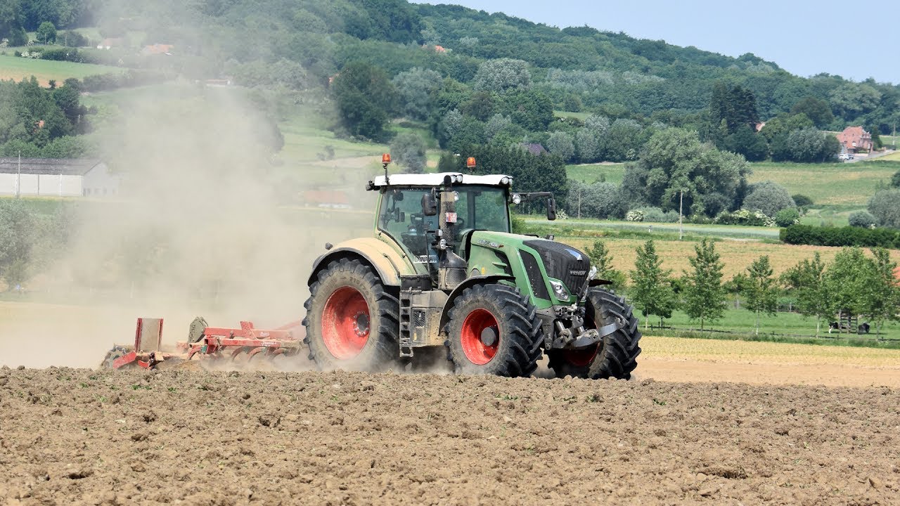 Fendt 824 vario & Kverneland cultivator