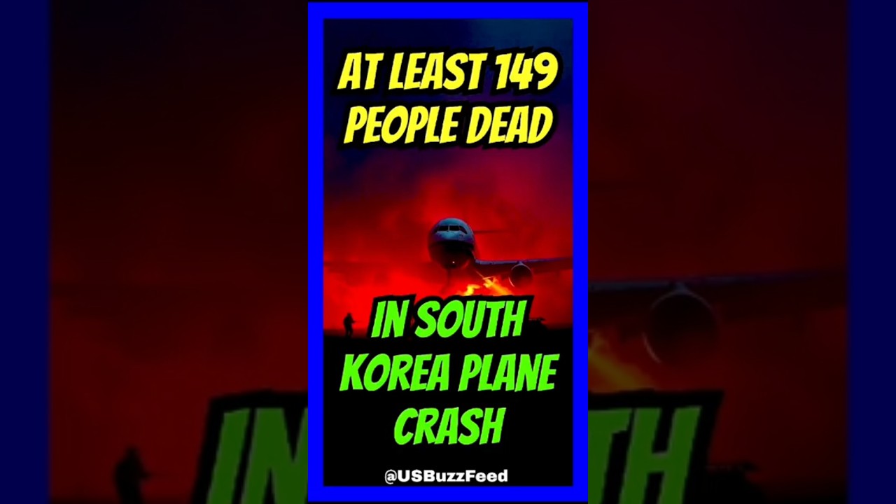 🚨 Breaking News: South Korea ✈️ Plane Crash Leaves Dozens Dead 💔 | Live Updates 🌍