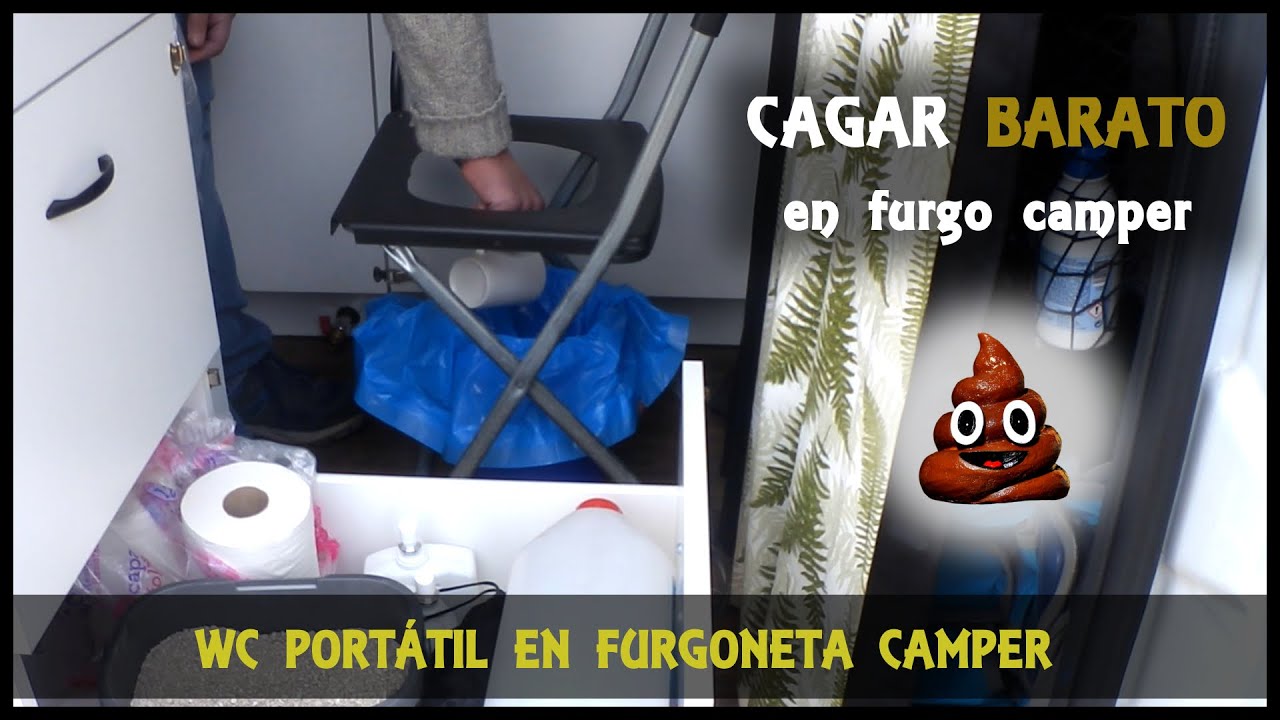 WC portátil LOW COST o cómo cagar en furgonetas camper pequeñas - EP1 VANLIFE - Viajar en furgoneta