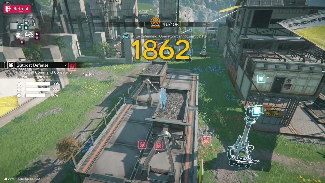 Endfield Infra-Station Level 4 Auto-Defense